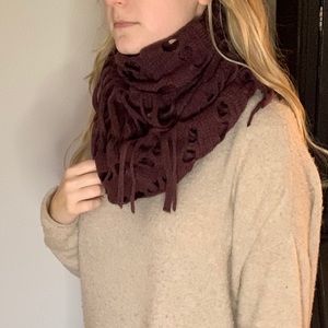 Purple Infinity Scarf